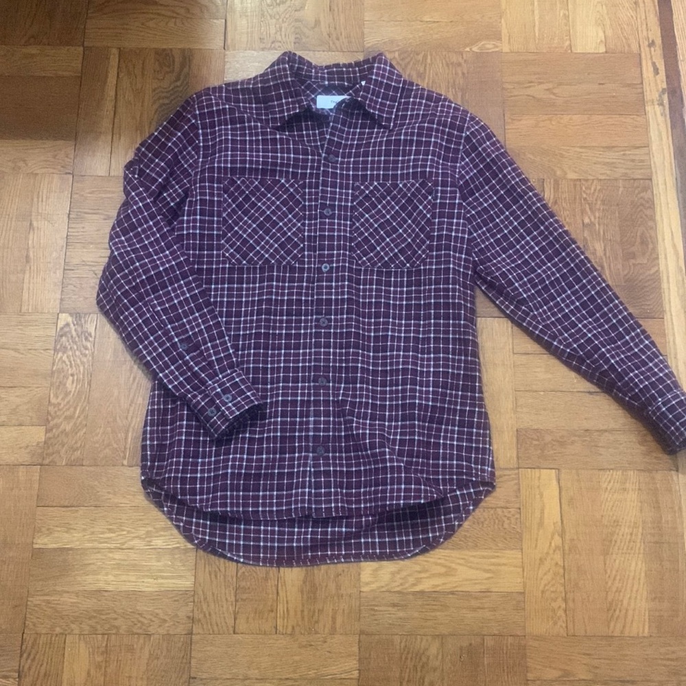 TNA Plaid Oversized Shirt